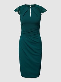 Cocktailjurk met ruches van Lipsy Blauw / turquoise - 44