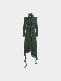 Asymmetrisches Kleid mit Polka Dots von VETEMENTS Grün - 7