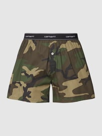 Boxershort met logostitching, model 'Script' van Carhartt Work In Progress Groen - 5