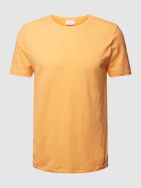 T-shirt met ronde hals van Lindbergh Oranje - 22