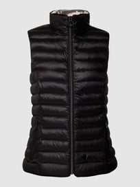 Bodywarmer met labelapplicatie, model 'Italy Vest' van Wellensteyn Grijs / zwart - 37