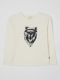 Shirt met lange mouwen met print van Tom Tailor Wit - 33