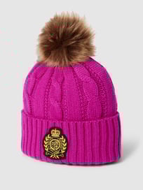 Muts met labelpatch van Lauren Ralph Lauren Roze - 13