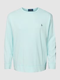 PLUS SIZE Sweatshirt mit Label-Stitching von Polo Ralph Lauren Big & Tall Blau / Türkis - 4