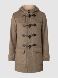 Dufflecoat met capuchon van Tom Tailor Bruin - 4