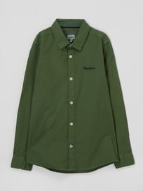 Regular Fit Hemd mit Stretch-Anteil Modell 'Keaton' von Pepe Jeans Grün - 6