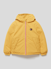 Jacke mit Label-Patch Modell 'ESSENTIAL PADDED JACKET' von Tommy Hilfiger Teens Gelb - 44
