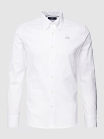 Freizeithemd mit Button-Down-Kragen von La Martina Weiß - 9