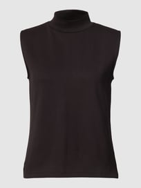 Top mit Stehkragen von Christian Berg Woman Grau / Schwarz - 11