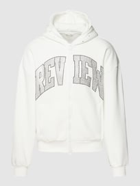 Sweatjacke mit Kapuze von REVIEW Weiß - 7