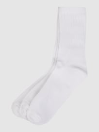 Sportsocken mit Stretch-Anteil im 3er-Pack von URBAN CLASSICS Weiß - 4