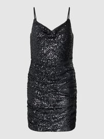 Cocktailjurk met strass-steentjes van Jake*s Cocktail Grijs / zwart - 11