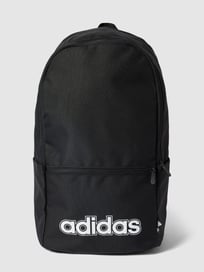 Rucksack mit Label-Print von adidas Originals Grau / Schwarz - 47