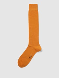 Kniekousen met scheerwol, model 'ClimaWool' van Falke Oranje - 42