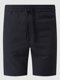 Korte broek met linnen, model 'Linus' van Only & Sons Blauw / turquoise - 36