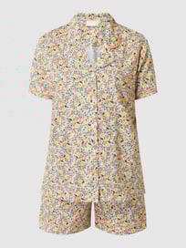 Pyjama van katoen-modalmix van Pinklabel Geel - 42
