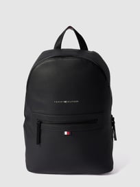 Rugzak in leerlook van Tommy Hilfiger Grijs / zwart - 22