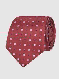 Krawatte aus Seide (7 cm) von Willen Rot - 7