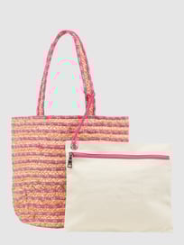 Shopper in Flecht-Optik von Esprit Rosa - 29