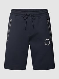 Shorts mit Label-Details Modell 'Headlo' von BOSS Green Blau / Türkis - 15