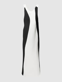 Avondjurk in colour-blocking-design van Calvin Klein Womenswear Wit - 15