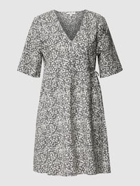 Minikleid in Wickel-Optik von Jake*s Casual Grau / Schwarz - 11