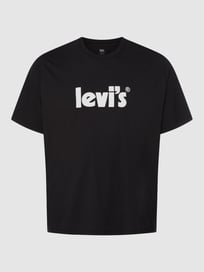 PLUS SIZE T-Shirt mit Label-Print von Levi’s® Big & Tall Grau / Schwarz - 34