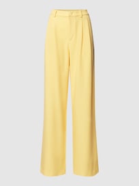 Stoffen broek met siernaden van Tom Tailor Denim Geel - 48