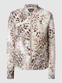 Steppjacke mit Animal-Print - wasserabweisend  von Guess Braun - 19