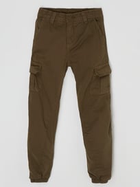Cargohose aus Baumwolle von URBAN CLASSICS Grün - 21