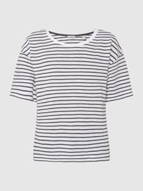 T-Shirt mit Streifenmuster  von Esprit Grau / Schwarz - 5