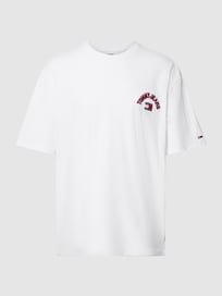 T-Shirt mit Label-Stitching von Tommy Jeans Weiß - 26