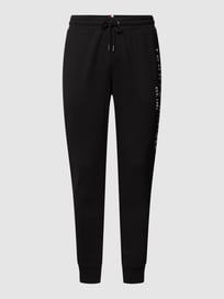 Sweatpants met labelstitching, model 'BRANDED' van Tommy Hilfiger Grijs / zwart - 4
