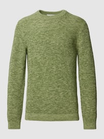 Strickpullover mit Strukturmuster von Selected Homme Grün - 15