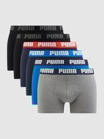 Boxershort in een set van 6 stuks van Puma Blauw / turquoise - 1