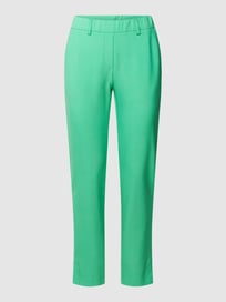 Stoffen broek met zijsplitten, model 'Jenny' van Toni Dress Groen - 23