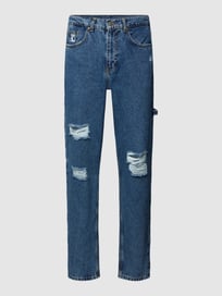 Jeans aus Baumwolle im Destroyed-Look Modell 'Retro' von KARL KANI Blau / Türkis - 19