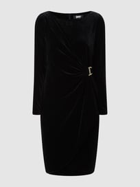 Jurk van fluweel  van DKNY Grijs / zwart - 13
