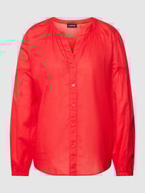 Blouse met tuniekkraag van Taifun Rood - 17