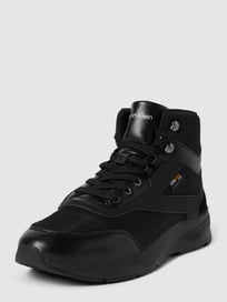 Schnürboots mit Label-Print Modell 'HIGH' von CK Calvin Klein Grau / Schwarz - 30