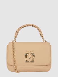 Handtas met hoofdvak met onderverdeling van Love Moschino Wit - 3