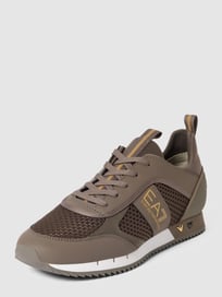 Sneaker mit Label-Details Modell 'Black&White Laces' von EA7 Emporio Armani Grau / Schwarz - 7