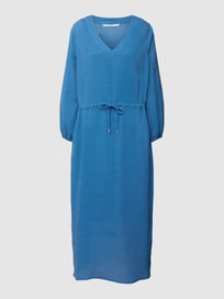 Maxi-jurk met V-hals van Lanius Blauw / turquoise - 22