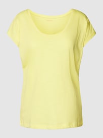 T-shirt met ronde hals van Montego Geel - 36