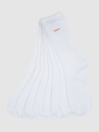 Socken mit Stretch-Anteil im 8er-Pack  von camano Weiß - 3