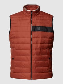 Steppweste mit Label-Design Modell 'Darolan' von BOSS Rot - 16