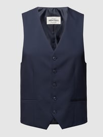 Weste mit Kontrastrückseite von Montego Blau / Türkis - 26