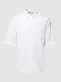 Regular fit vrijetijdsoverhemd met borstzak van Tom Tailor Denim Wit - 12