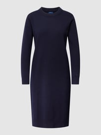 Knielanges Kleid aus Wolle von Gant Blau / Türkis - 6