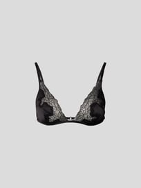Soft-BH mit Spitzenbesatz von Anine Bing Grau / Schwarz - 35